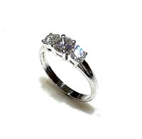 Ring Ititoli Woman Trilogy in White Gold Diamante RV0555#BLB CERTIF